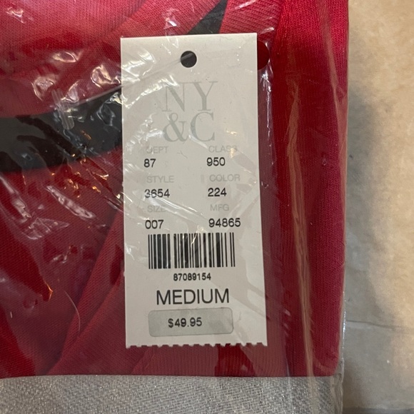 NEW! NY&C 2 pieces 100% cotton pajama set Medium - Picture 4 of 5